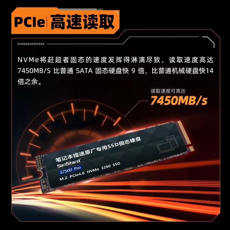 适用于拯救者固态硬盘1T笔记本Y7000/y9000p/r7