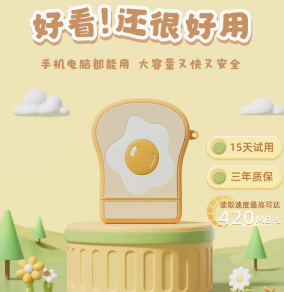 【包邮速发】惠普固态移动硬盘250/500g/1t大容量u盘